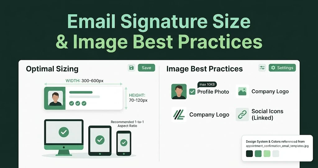 Email Signature Size and Image Best Practices